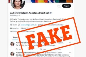 Fake tweet van Duitse minister op smartphone