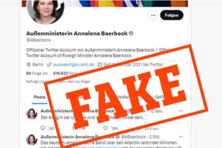 Fake tweet van Duitse minister op smartphone