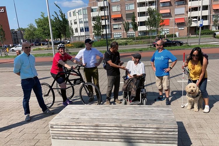Leden van Breda Gelijk, een lokaal platform voor mensen met een beperking.