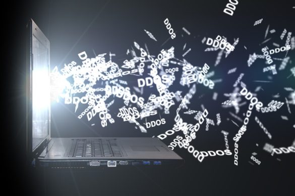 Ddos,Attack,On,The,Data,Warehouse,Server.,Cloud,Storage
