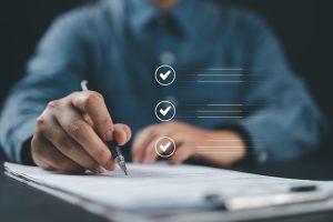 Businessman,Checking,Contract,Documents,Manage,Documents,And,Agreements,Contract,Signing